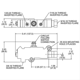 Bremsdruckventil - Combination Proportion GM PKW ab 1978 Disc/Drum